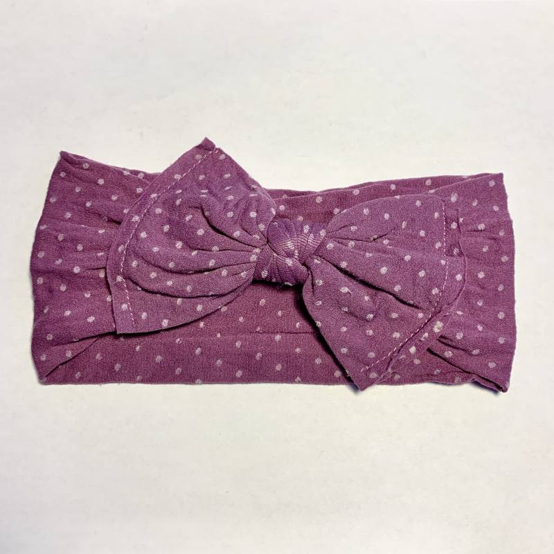Sugar + Maple Classic Dots Baby Bow Headband