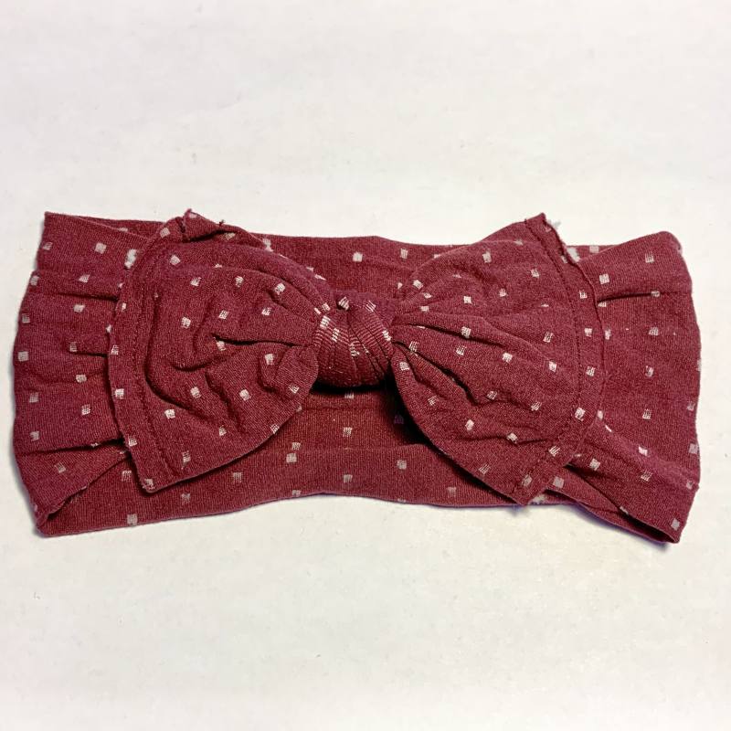 Sugar + Maple Classic Dots Baby Bow Headband