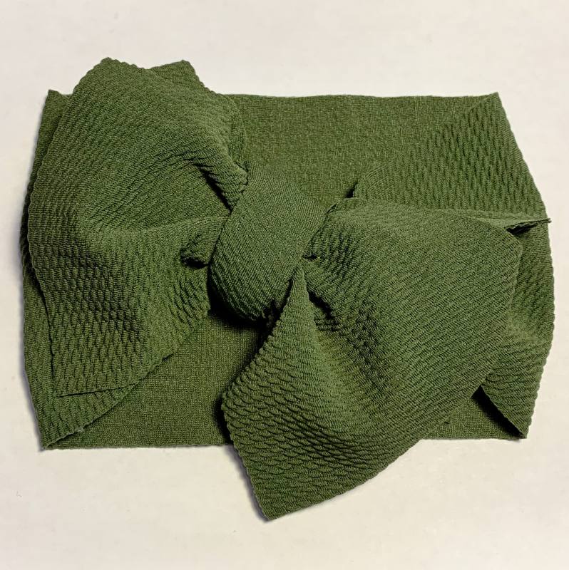 Sugar + Maple Waffle Bow Headwrap