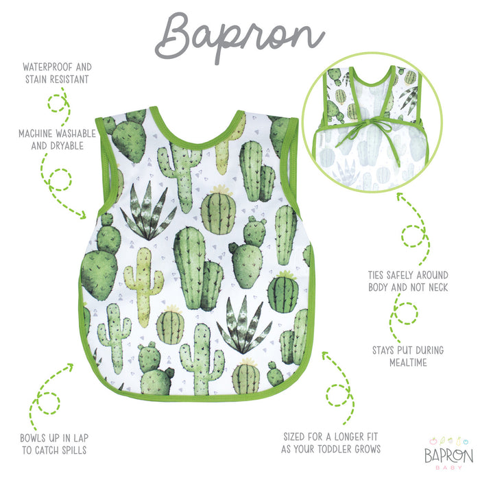 BapronBaby Desert Cactus Toddler Bapron, 6M - 3T