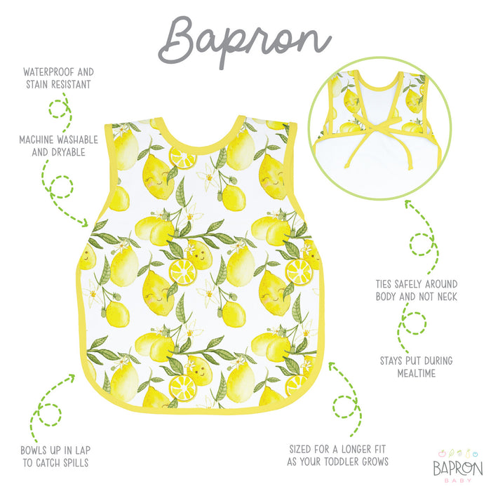 BapronBaby Fresh Lemon Toddler Bapron, 6M - 3T