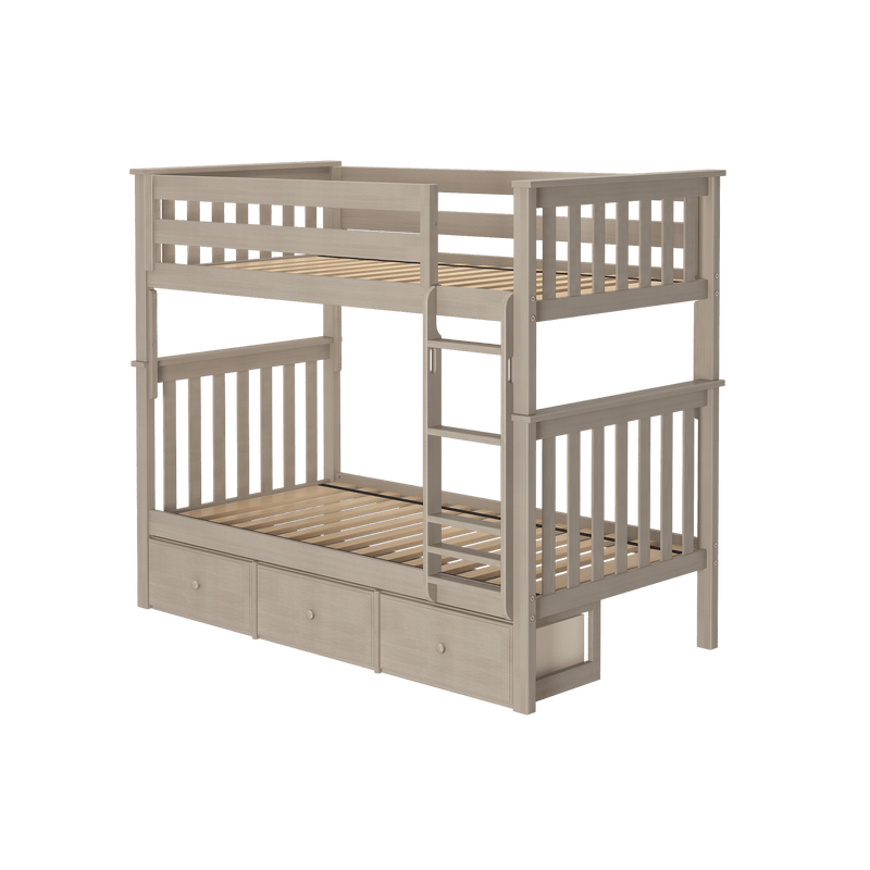Jackpot Kids Bristol Twin Bunk Bed with Ladder