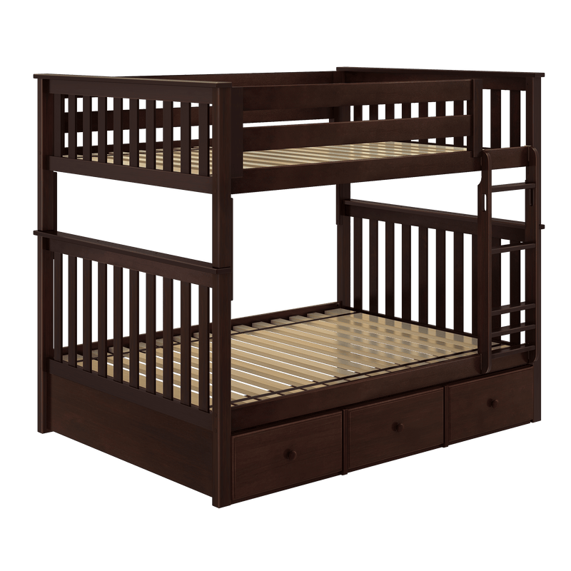 Jackpot Kids Cambridge Full Bunk Bed with Ladder