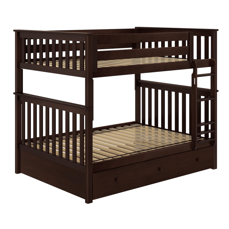 Jackpot Kids Cambridge Full Bunk Bed with Ladder