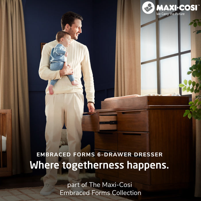 Maxi-Cosi Nursery Embraced Forms 6-Drawer Dresser | PRESALE