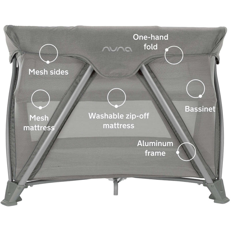 Nuna COVE Aire Go Playard + Bassinet