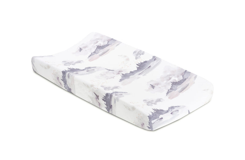 Oilo Misty Mountain Jersey Changing Pad Cover