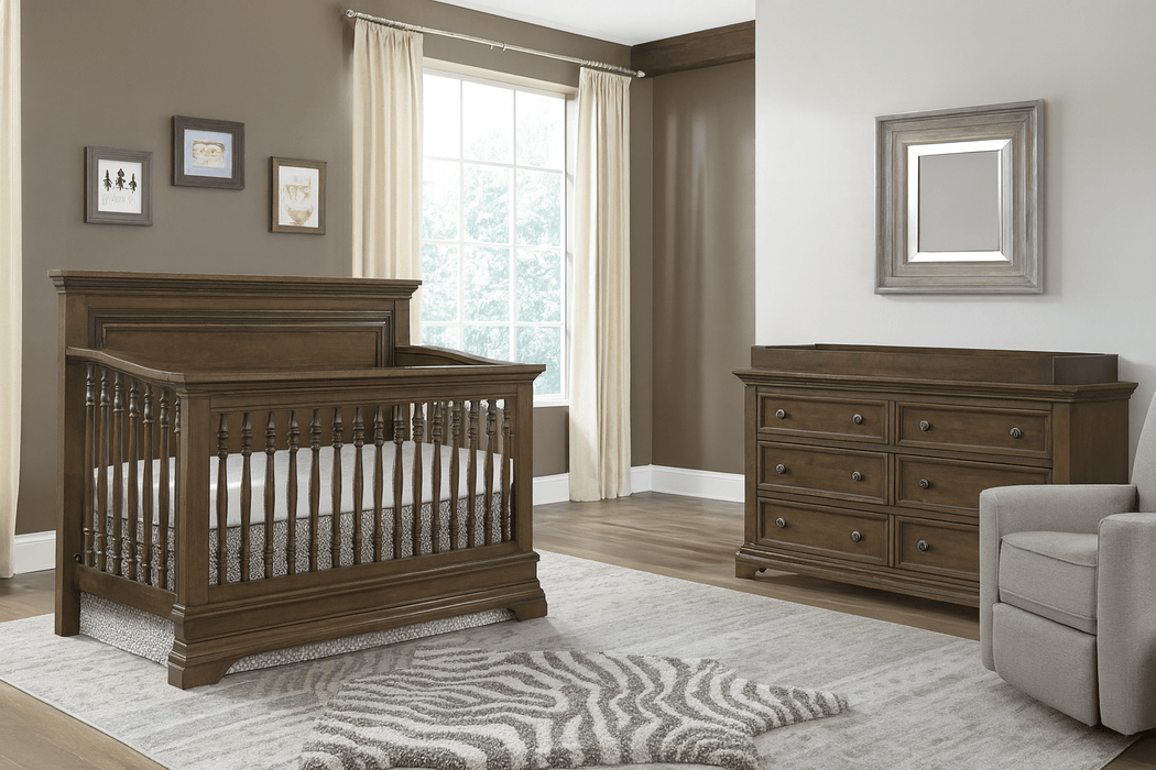 Westwood Olivia 2-Piece Nursery Set – Flat Top Crib & Dresser