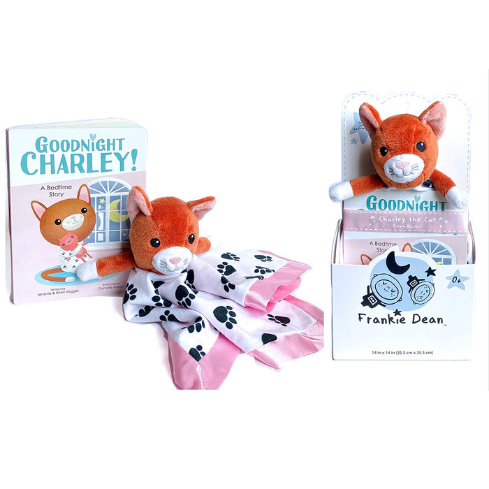 Frankie Dean Charley the Cat Dream Blanket + Bedtime Book