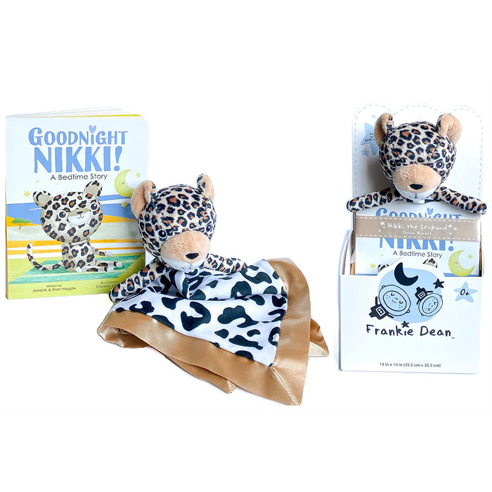 Frankie Dean Nikki the Leopard Dream Blanket + Bedtime Book