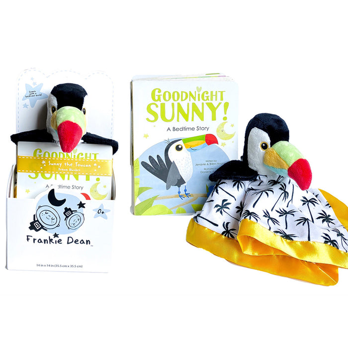 Frankie Dean Sunny the Toucan Dream Blanket + Bedtime Book