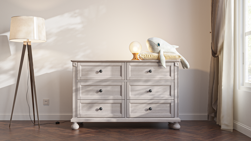 Romina Furniture Dakota Double Dresser