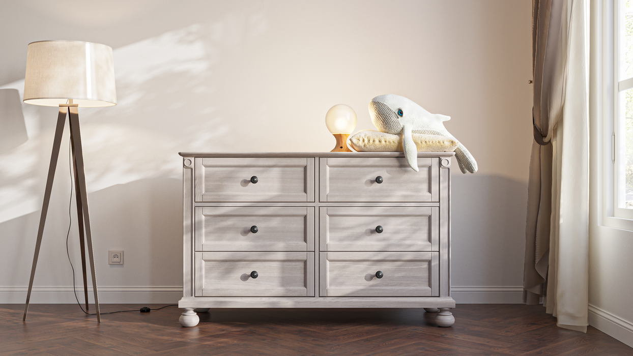 Romina Furniture Dakota Double Dresser
