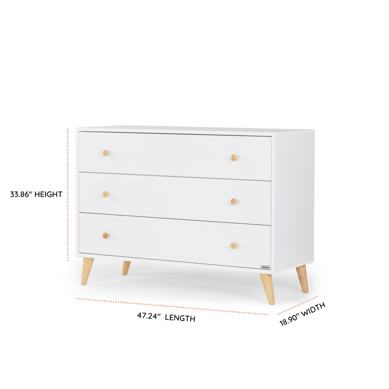 Dadada Baby Austin 3-Drawer Dresser