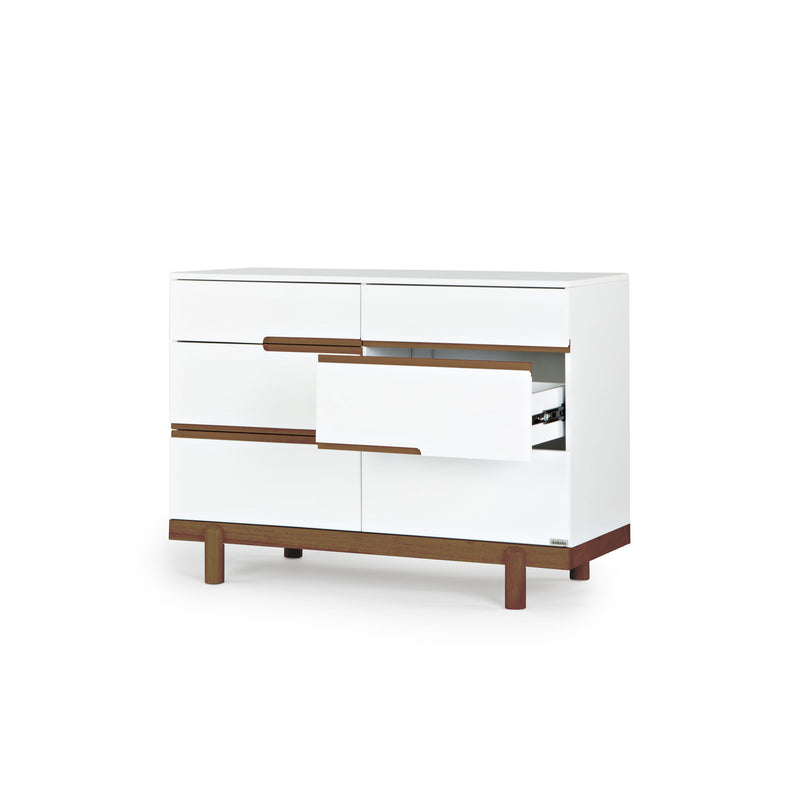 Bliss nursery dresser with ball-bearing drawer glides