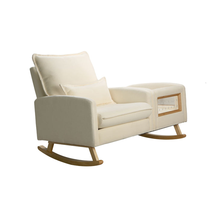Appleseed Dakota Rocker Bassinet – 2-in-1 Nursery Chair & Bassinet