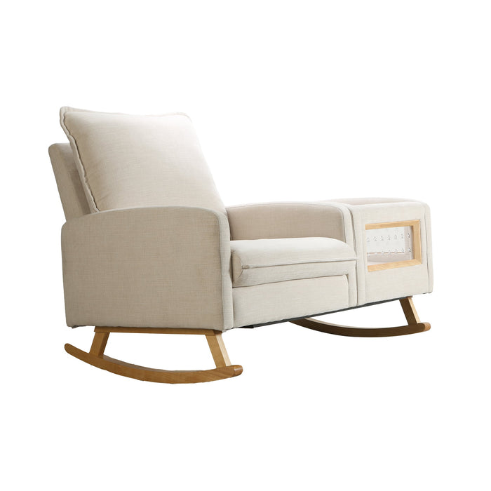 Appleseed Dakota Rocker Bassinet – 2-in-1 Nursery Chair & Bassinet