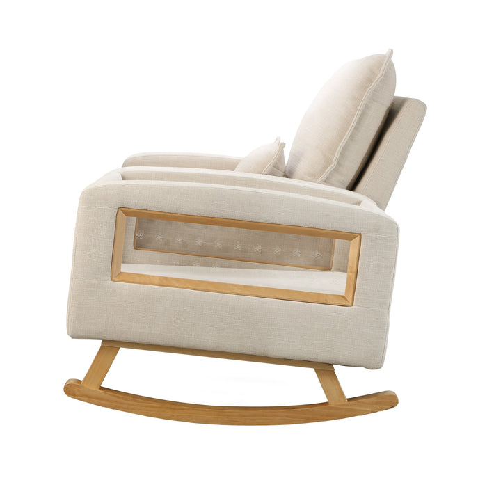 Appleseed Dakota Rocker Bassinet – 2-in-1 Nursery Chair & Bassinet