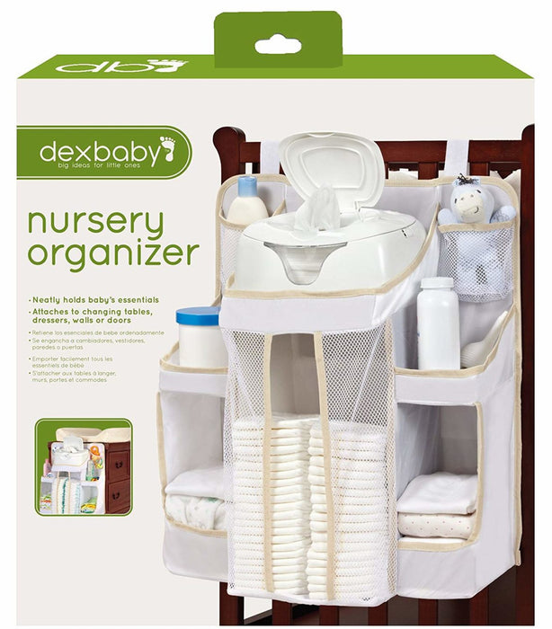 Dexbaby Nursery Organizer, White