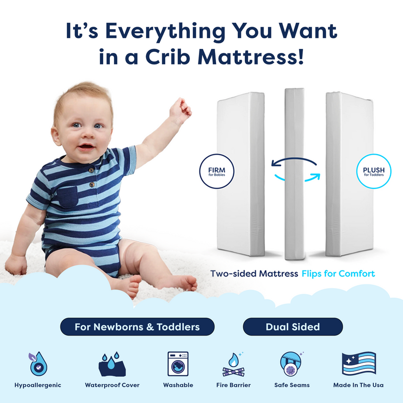 Moonlight Starlight Dream Crib Mattress (Compressed & Rolled)