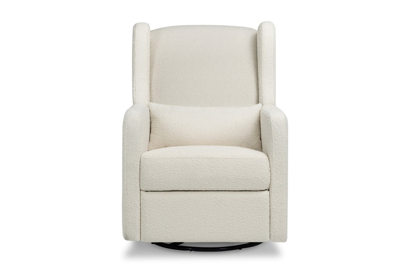 Davinci Arlo Recliner and Swivel Glider in Ivory Boucle