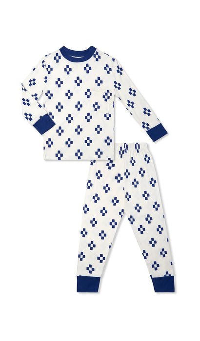Everly Grey Geo Emerson Kids Pajama Pant Set