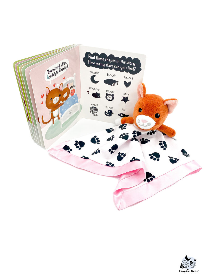 Frankie Dean Charley the Cat Dream Blanket + Bedtime Book