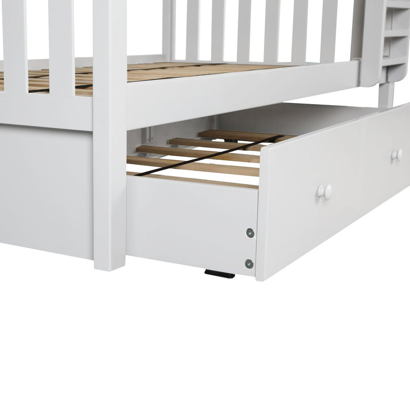 Jackpot Kids Cambridge Full Bunk Bed with Ladder