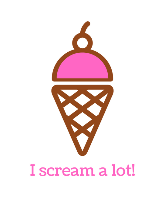 Simply Chickie Organic Cotton Ice Cream Onesie - Pink