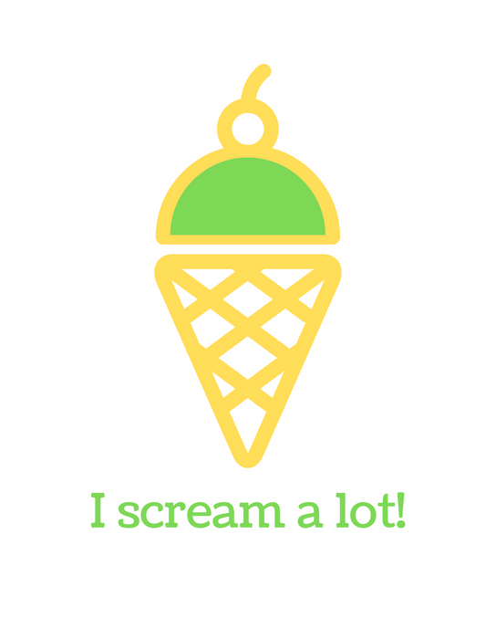 Simply Chickie Organic Cotton Ice Cream Onesie - Yellow