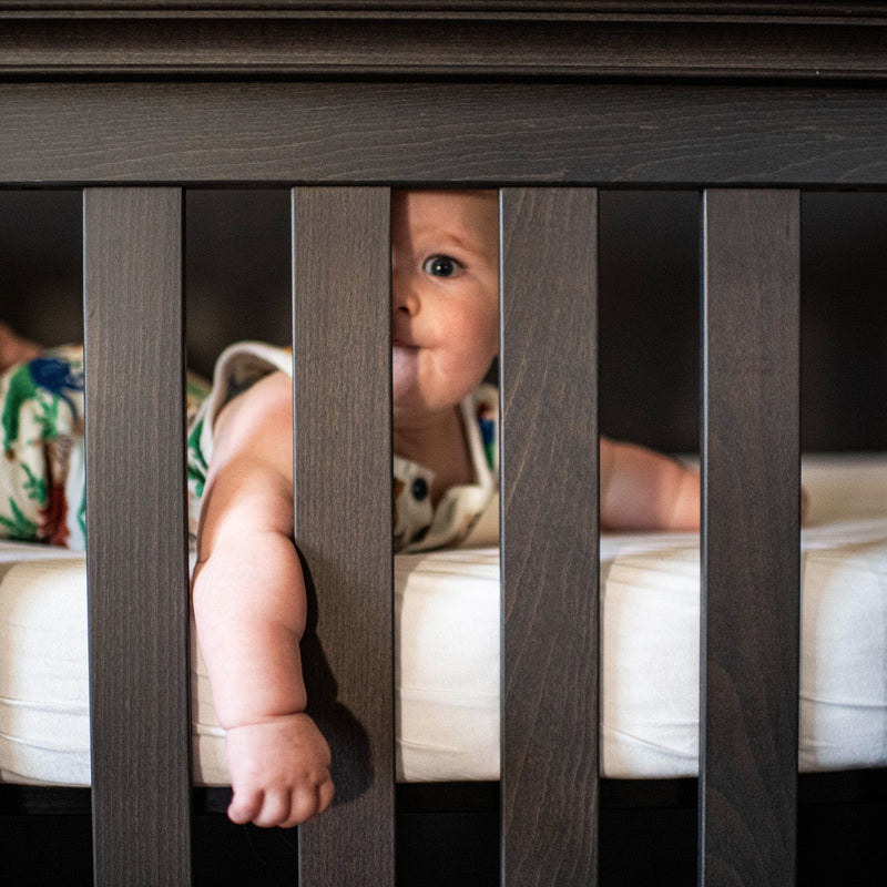 Silva Furniture Jackson Crib | 4-in-1 Convertible | Solid Wood