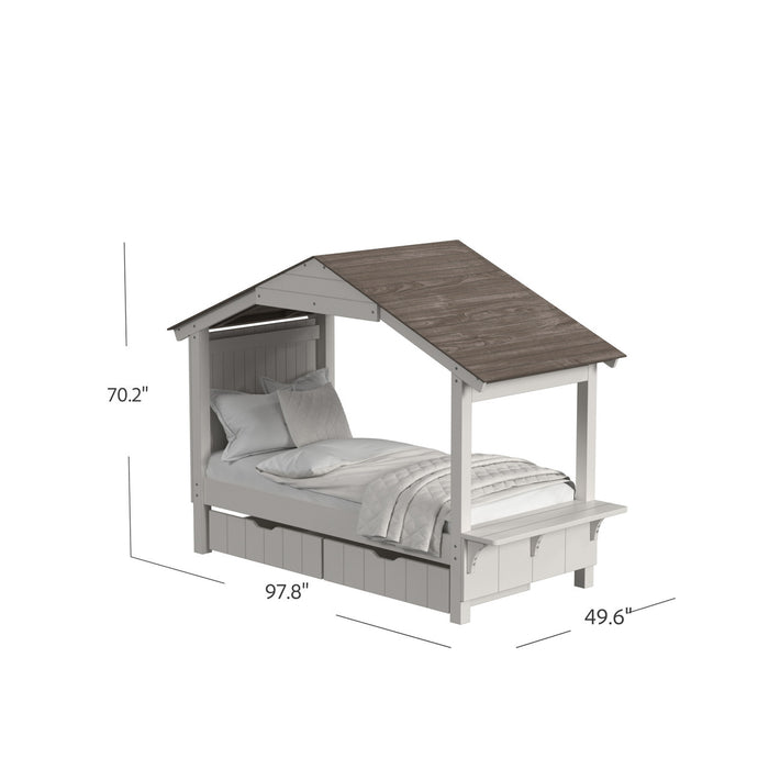 Westwood Lodge Twin Bed w/ Full Roof