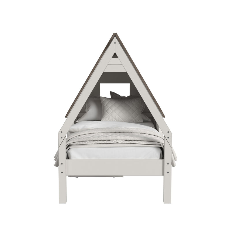 Westwood Lodge Twin Bed w/ Half Roof & Window