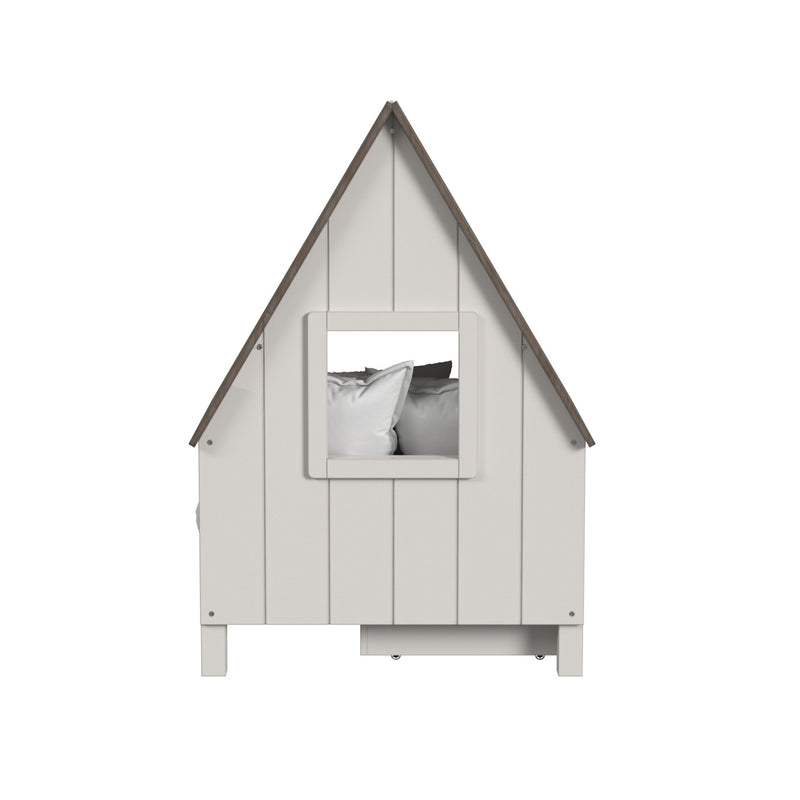 Westwood Lodge Twin Bed w/ Half Roof & Window