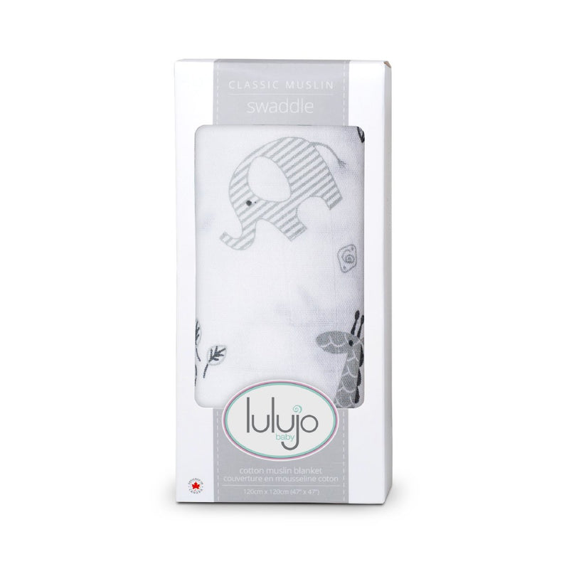 Lulujo Afrique Cotton Swaddle Blanket