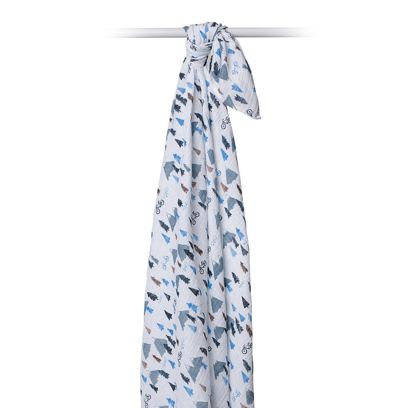 Lulujo Mountain Top Cotton Swaddle Blanket