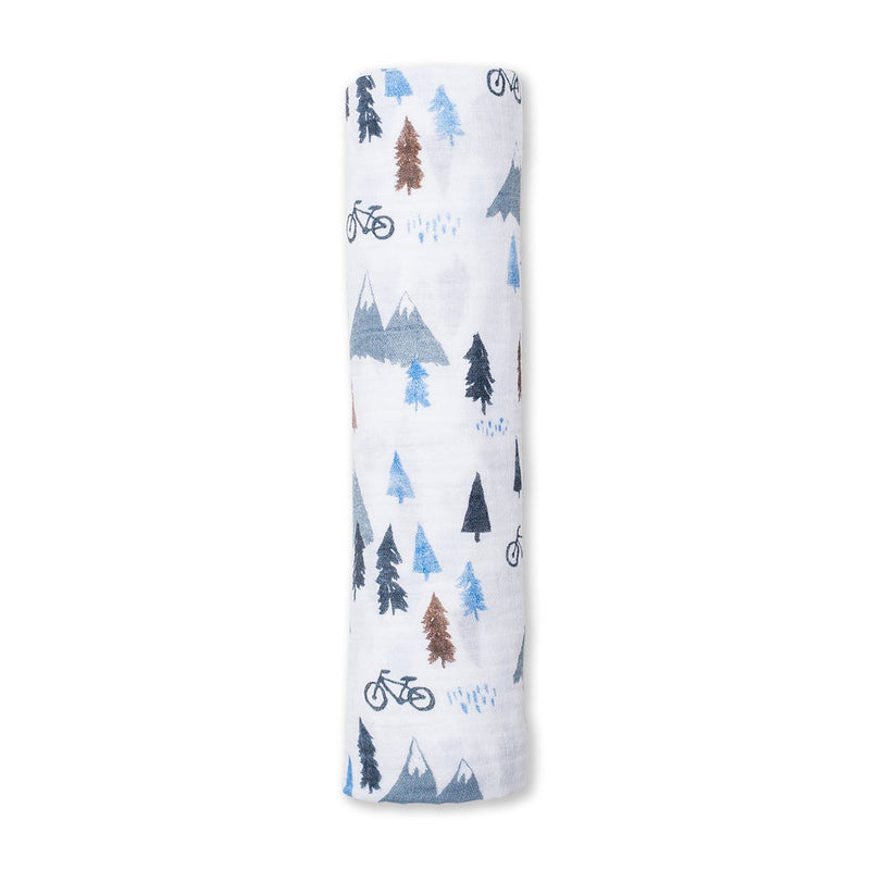 Lulujo Mountain Top Cotton Swaddle Blanket
