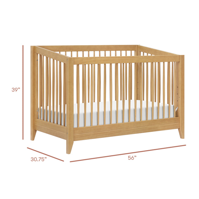 Babyletto Sprout 4-in-1 Convertible Crib with Toddler Bed Conversion Kit