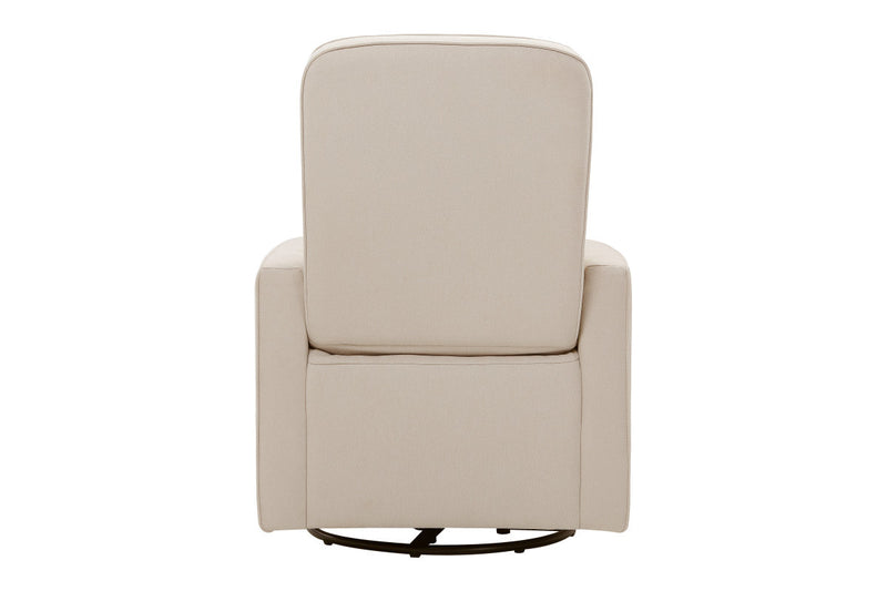 Davinci Olive Swivel Glider with Bonus Ottoman