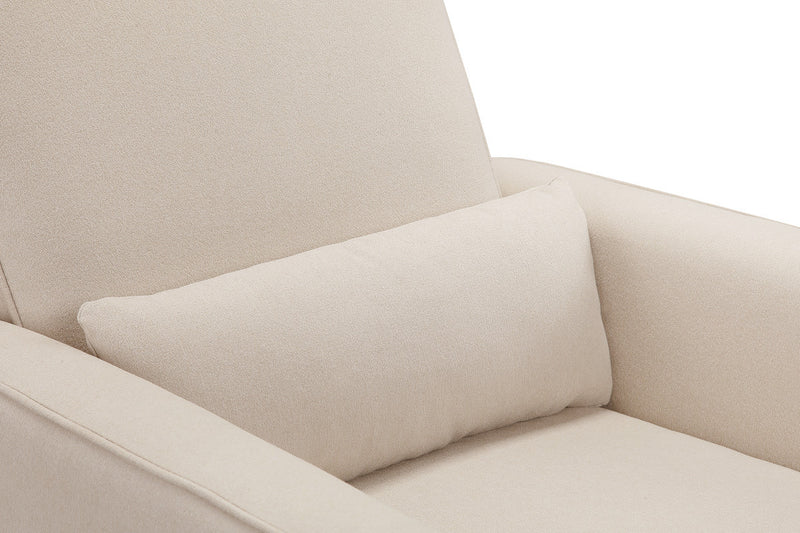 Davinci Olive Swivel Glider with Bonus Ottoman