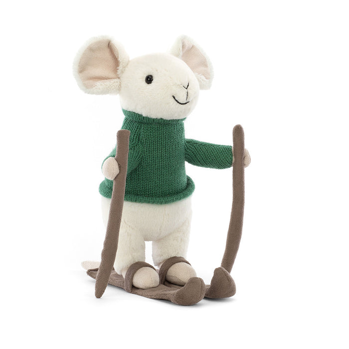 Jellycat Merry Mouse Skiing Plush