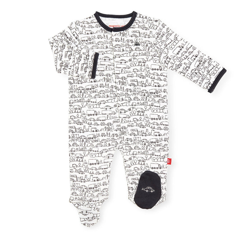 Magnetic Me Going Places Organic Cotton Magnetic Footie