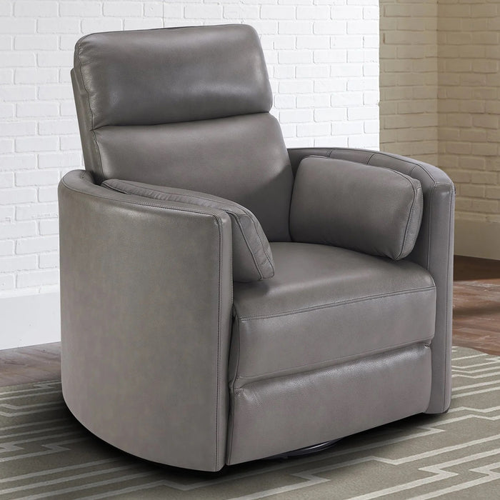 Heritage House Roma Power Swivel Glider Recliner – Leather