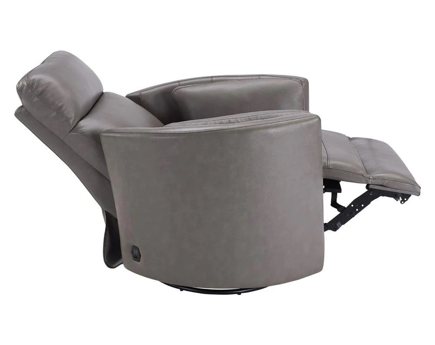Heritage House Roma Power Swivel Glider Recliner – Leather