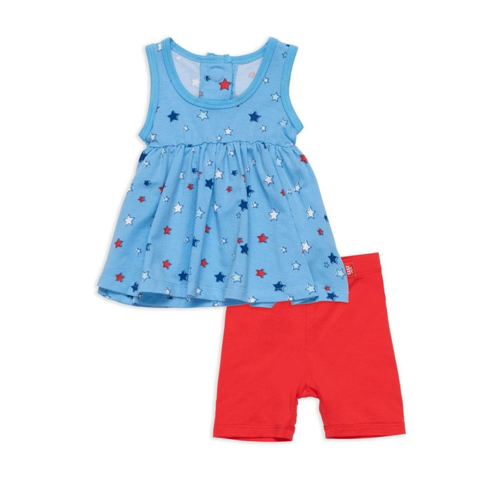 Magnetic Me Red, White & Bluetiful Modal Magnetic Top & Short Set