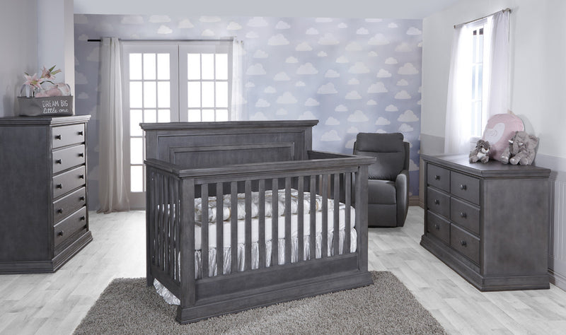 Pali Modena 3 Piece Nursery Set - Forever Crib + Double Dresser + Chest