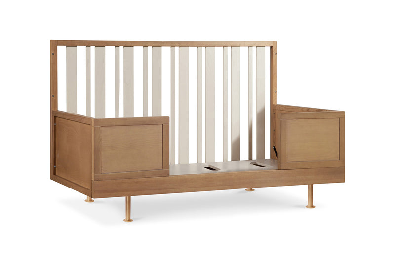 Nursery Works Novella 4-in-1 Crib, Stained Ash/Ivory