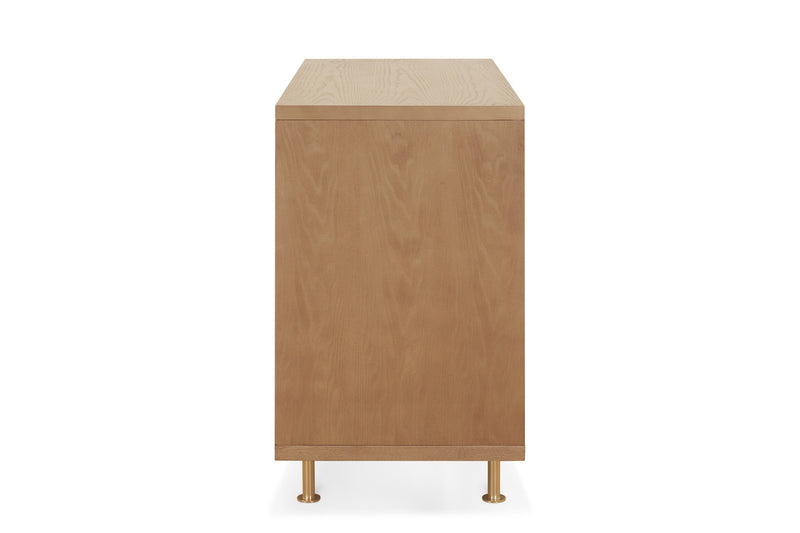 Nursery Works Novella Double Dresser, Stained Ash/Ivory
