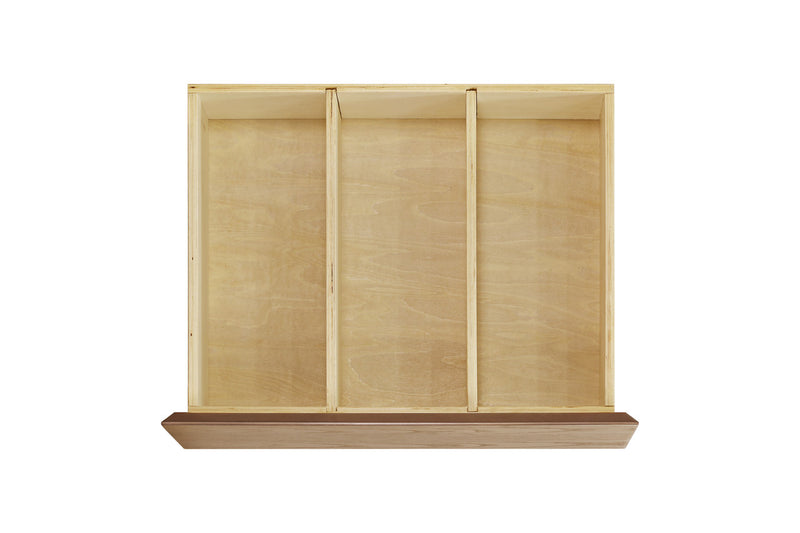 Nursery Works Novella Double Dresser, Stained Ash/Ivory