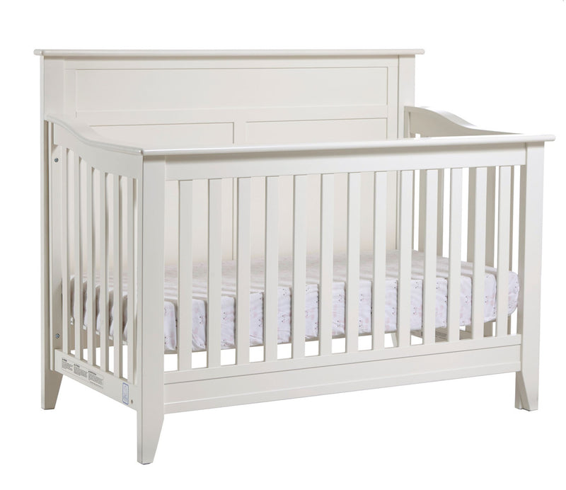 Pali Napoli Flat Top 3 Piece Nursery Set - Forever Crib + Double Dresser + Chest